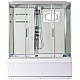 Приобрести Душевой бокс WeltWasser WW500 Emmer 170/85/55-2 170х85 10000004660 профиль Хром стекло прозрачное в магазине сантехники Santeh-Crystal.ru