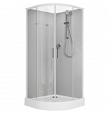 Душевая кабина Aquanet Passion EVO R White 90х90 267253 без гидромассажа