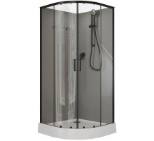 Душевая кабина Aquanet Passion EVO R Black 90х90 267257 без гидромассажа