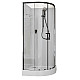 Заказать Душевая кабина Aquanet Passion EVO R Black 100х100 282010 без гидромассажа в магазине сантехники Santeh-Crystal.ru