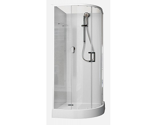 Заказать Душевая кабина Aquanet Passion EVO R White 100х100 281965 без гидромассажа в магазине сантехники Santeh-Crystal.ru