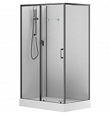 Душевая кабина Aquanet Passion EVO Black 120х80 L 282012 без гидромассажа