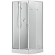 Купить Душевая кабина Aquanet Passion EVO S White 90х90 281963 без гидромассажа в магазине сантехники Santeh-Crystal.ru