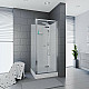 Заказать Душевая кабина Cerutti SPA Bella 90x90 901T без гидромассажа в магазине сантехники Santeh-Crystal.ru