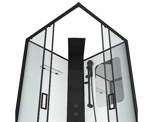 Купить Душевая кабина Grossman Elegans 100x100 GR250Q без гидромассажа в магазине сантехники Santeh-Crystal.ru