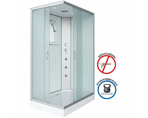 Приобрести Душевая кабина Niagara Classic 110х80 NG-43185-14QG с гидромассажем в магазине сантехники Santeh-Crystal.ru