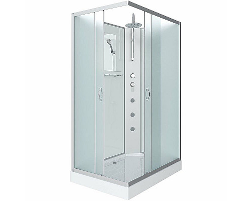 Заказать Душевая кабина Niagara Classic 110х80 NG-43185-14QBKTG с гидромассажем в магазине сантехники Santeh-Crystal.ru