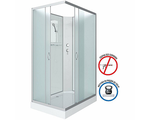 Купить Душевая кабина Niagara Classic 120х80 NG-43285-14QBK без гидромассажа в магазине сантехники Santeh-Crystal.ru