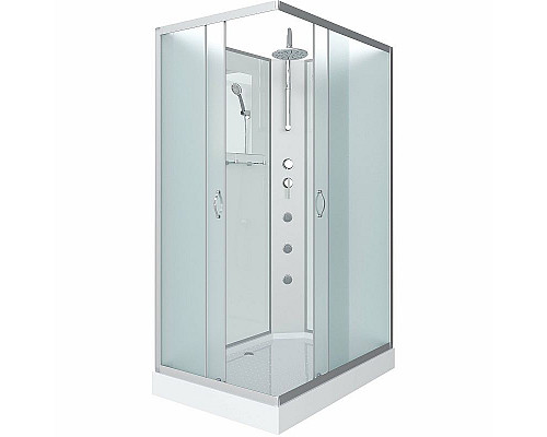 Приобрести Душевая кабина Niagara Classic 120х80 NG-43285-14QBKTG с гидромассажем в магазине сантехники Santeh-Crystal.ru