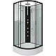 Купить Душевая кабина Niagara Classic 100х100 NG-6702-14BKTG с гидромассажем в магазине сантехники Santeh-Crystal.ru