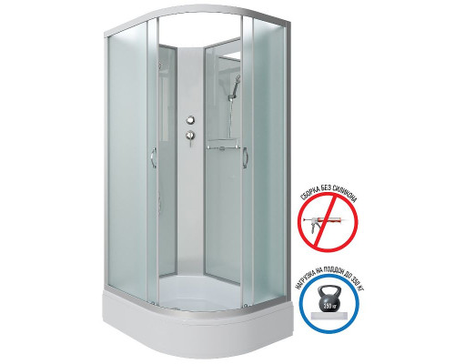 Купить Душевая кабина Niagara Classic 120х90 L NG-33294-14LBK без гидромассажа в магазине сантехники Santeh-Crystal.ru