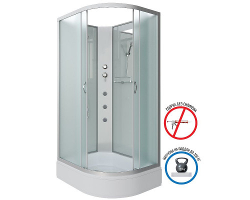 Купить Душевая кабина Niagara Classic 120х90 L NG-33294-14LBKG с гидромассажем в магазине сантехники Santeh-Crystal.ru