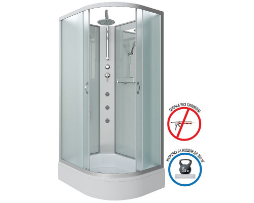 Приобрести Душевая кабина Niagara Classic 120х90 L NG-33294-14LBKTG с гидромассажем в магазине сантехники Santeh-Crystal.ru