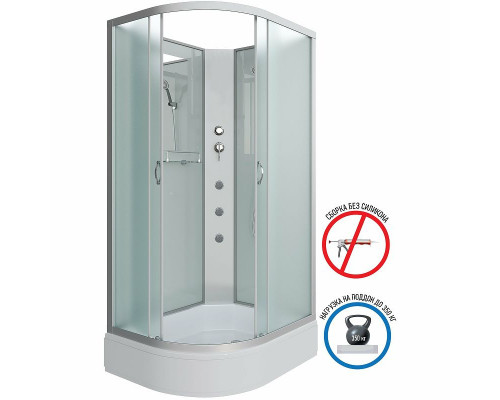 Заказать Душевая кабина Niagara Classic 120х90 R NG-33294-14RBKG с гидромассажем в магазине сантехники Santeh-Crystal.ru