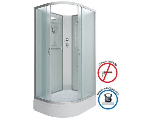 Купить Душевая кабина Niagara Classic 130х90 R NG-33394-14RBK без гидромассажа в магазине сантехники Santeh-Crystal.ru