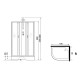 Заказать Душевая кабина Niagara Classic 130х90 R NG-33394-14RBKT без гидромассажа в магазине сантехники Santeh-Crystal.ru