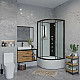 Купить Душевая кабина Niagara Classic 90х90 NG-6708-14BKG с гидромассажем в магазине сантехники Santeh-Crystal.ru