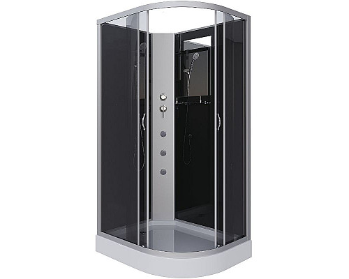 Приобрести Душевая кабина Niagara Classic 120х80 L NG-3512-14LBKG с гидромассажем в магазине сантехники Santeh-Crystal.ru