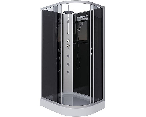 Приобрести Душевая кабина Niagara Classic 120х80 L NG-3512-14LBKTG с гидромассажем в магазине сантехники Santeh-Crystal.ru