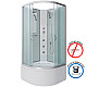 Заказать Душевая кабина Niagara Classic 90x90 NG-2308-14BKG с гидромассажем в магазине сантехники Santeh-Crystal.ru