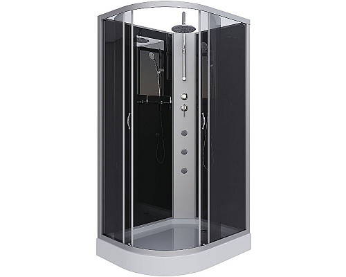 Заказать Душевая кабина Niagara Classic 120х80 R NG-3512-14RBKTG с гидромассажем в магазине сантехники Santeh-Crystal.ru