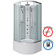 Заказать Душевая кабина Niagara Classic 90x90 NG-2308-14BKTG с гидромассажем в магазине сантехники Santeh-Crystal.ru