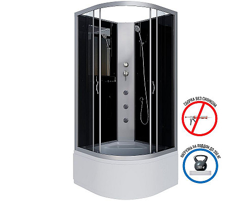Santeh-Crystal.ru: Душевая кабина Niagara Classic 80x80 NG-2507-14BKG с гидромассажем Приобрести Душевая кабина Niagara Classic 80x80 NG-2507-14BKG с гидромассажем в магазине сантехники Santeh-Crystal.ru