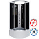 Купить Душевая кабина Niagara Classic 90x90 NG-2508-14BKG с гидромассажем в магазине сантехники Santeh-Crystal.ru