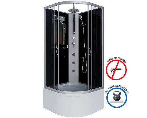 Santeh-Crystal.ru: Душевая кабина Niagara Classic 90x90 NG-2508-14BKTG с гидромассажем Купить Душевая кабина Niagara Classic 90x90 NG-2508-14BKTG с гидромассажем в магазине сантехники Santeh-Crystal.ru