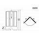 Купить Душевая кабина Niagara Classic 90x90 NG-2508-14P без гидромассажа в магазине сантехники Santeh-Crystal.ru