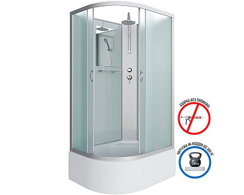 Приобрести Душевая кабина Niagara Classic 120x80 R NG-2310-14RBKT без гидромассажа в магазине сантехники Santeh-Crystal.ru