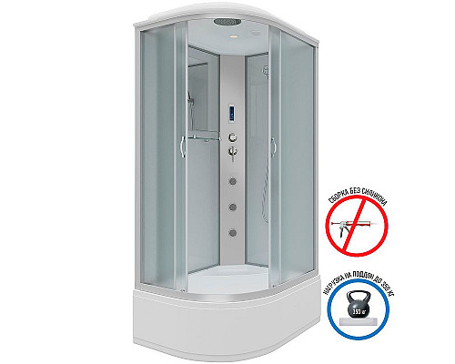 Заказать Душевая кабина Niagara Classic 120x80 R NG-2310-14RF с гидромассажем в магазине сантехники Santeh-Crystal.ru