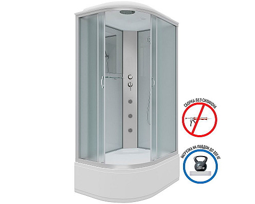 Приобрести Душевая кабина Niagara Classic 120x80 R NG-2310-14RG с гидромассажем в магазине сантехники Santeh-Crystal.ru