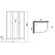 Приобрести Душевая кабина Niagara Classic 90х80 L NG-33984-14LBK без гидромассажа в магазине сантехники Santeh-Crystal.ru