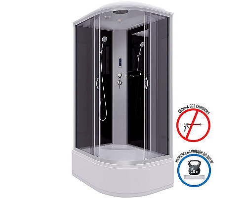 Купить Душевая кабина Niagara Classic 120x80 L NG-2510-14LP без гидромассажа в магазине сантехники Santeh-Crystal.ru