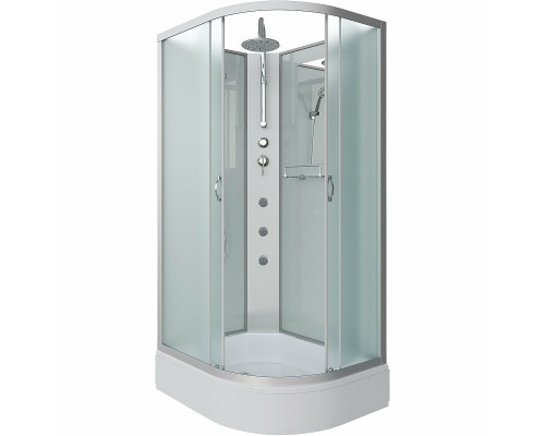 Заказать Душевая кабина Niagara Classic 90х80 L NG-33984-14LBKTG с гидромассажем в магазине сантехники Santeh-Crystal.ru