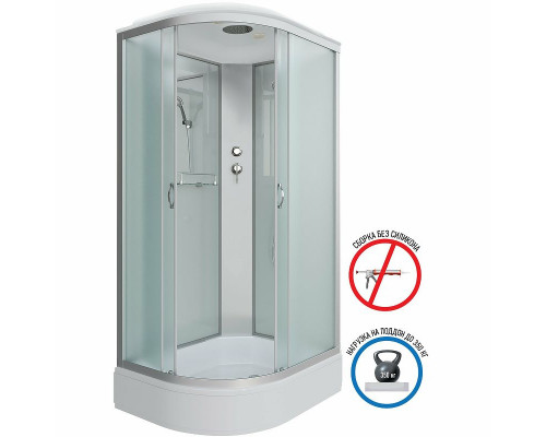 Приобрести Душевая кабина Niagara Classic 90х80 R NG-33984-14R без гидромассажа в магазине сантехники Santeh-Crystal.ru