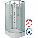 Приобрести Душевая кабина Niagara Classic 100х80 L NG-33084-14LBKTG с гидромассажем в магазине сантехники Santeh-Crystal.ru