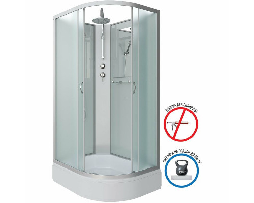 Приобрести Душевая кабина Niagara Classic 110х80 L NG-33184-14LBKT без гидромассажа в магазине сантехники Santeh-Crystal.ru