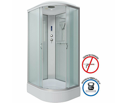 Купить Душевая кабина Niagara Classic 110х80 L NG-33184-14LP без гидромассажа в магазине сантехники Santeh-Crystal.ru