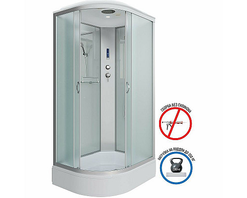 Заказать Душевая кабина Niagara Classic 110х80 R NG-33184-14RP без гидромассажа в магазине сантехники Santeh-Crystal.ru