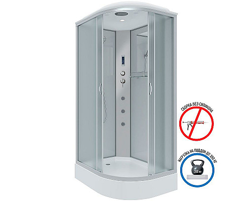 Купить Душевая кабина Niagara Classic 120x80 L NG-3312-14LF с гидромассажем в магазине сантехники Santeh-Crystal.ru