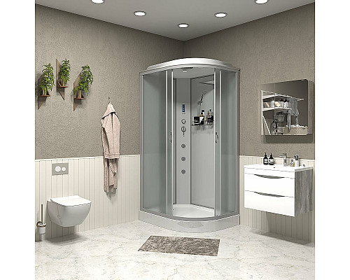 Купить Душевая кабина Niagara Classic 120x80 L NG-3312-14LF с гидромассажем в магазине сантехники Santeh-Crystal.ru