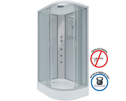 Приобрести Душевая кабина Niagara Classic 120x80 L NG-3312-14LG с гидромассажем в магазине сантехники Santeh-Crystal.ru