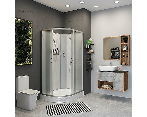 Заказать Душевая кабина Niagara Classic 120x80 R NG-3312-14RBK без гидромассажа в магазине сантехники Santeh-Crystal.ru