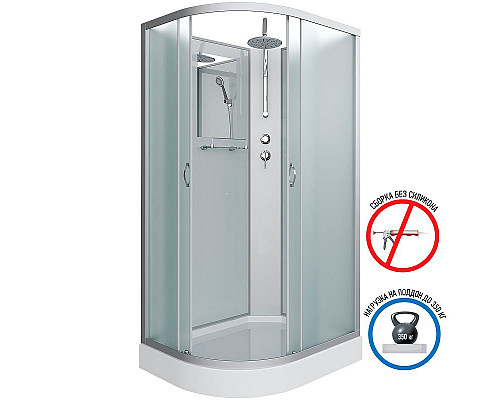 Приобрести Душевая кабина Niagara Classic 120x80 R NG-3312-14RBKT без гидромассажа в магазине сантехники Santeh-Crystal.ru