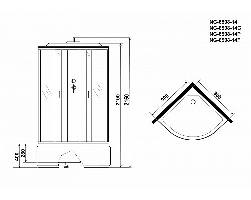 Santeh-Crystal.ru: Душевая кабина Niagara Classic 90x90 NG-6508-14P без гидромассажа Приобрести Душевая кабина Niagara Classic 90x90 NG-6508-14P без гидромассажа в магазине сантехники Santeh-Crystal.ru