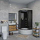 Приобрести Душевая кабина Niagara Classic 90x90 NG-6508-14G с гидромассажем в магазине сантехники Santeh-Crystal.ru