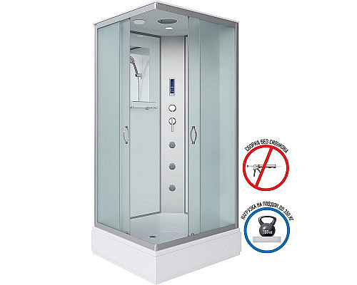 Приобрести Душевая кабина Niagara Classic 90х70 NG-33974-14QF с гидромассажем в магазине сантехники Santeh-Crystal.ru