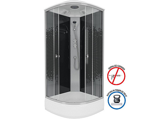 Santeh-Crystal.ru: Душевая кабина Niagara Eco 90х90 NG-3504-14 без гидромассажа Заказать Душевая кабина Niagara Eco 90х90 NG-3504-14 без гидромассажа в магазине сантехники Santeh-Crystal.ru